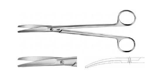 СІМС НОЖИЦІ ВИГНУТ. Т/Т 210MM